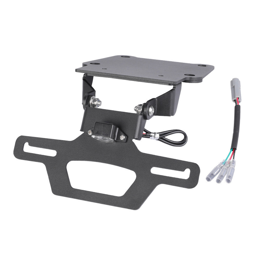 Foldable Fender Eliminator License Plate Holder for Yamaha Tenere 700 (2019–2026)