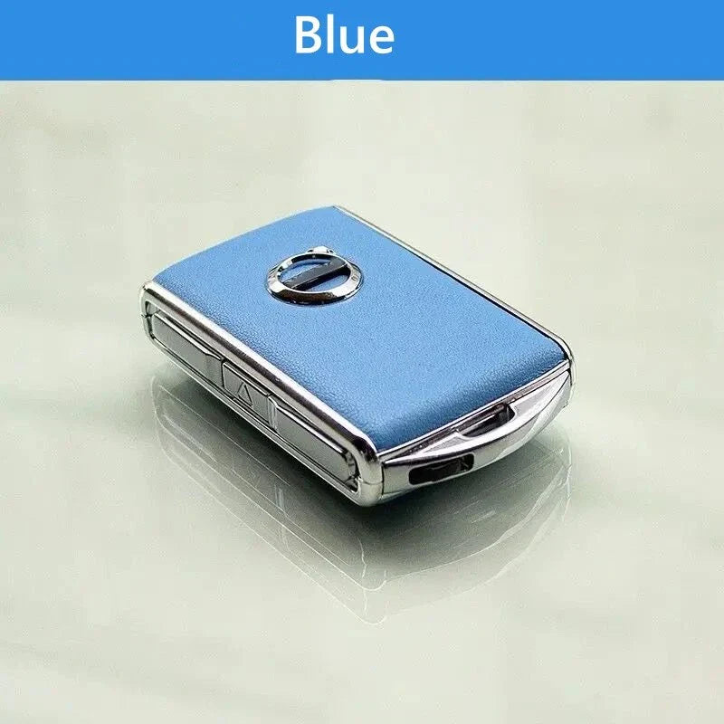 Leather Key Remote Case Fob Cover for Volvo S60 S90 XC40 XC60 XC90