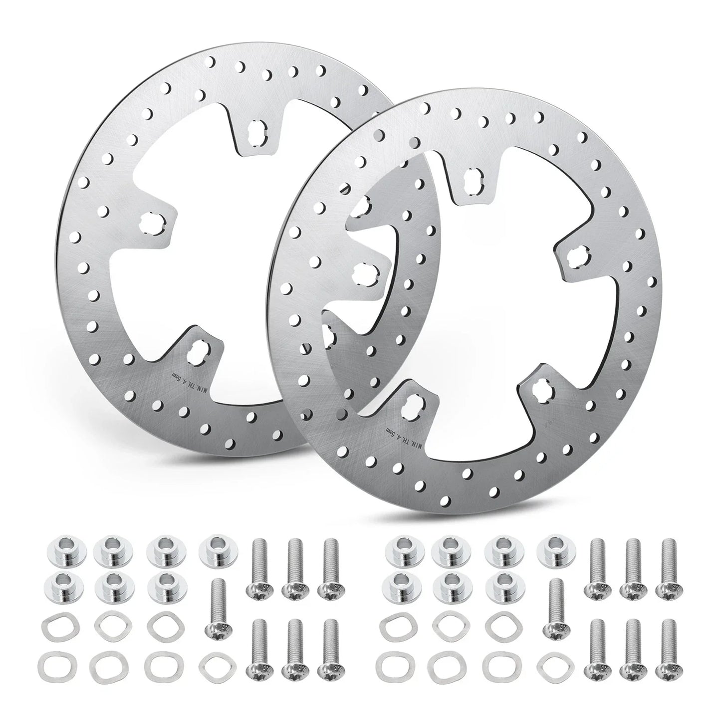 11.8" Front Brake Disc Rotors & Bolts for Harley Street Glide (2014-2024)