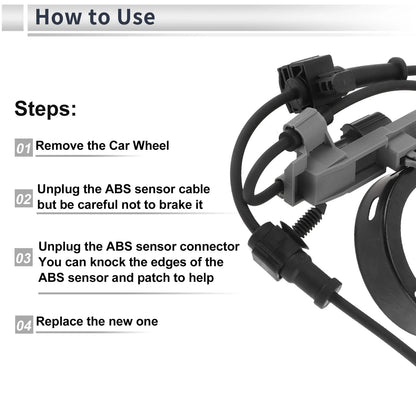 ABS Wheel Speed Sensor for Chevrolet Colorado (2004-2009) - 1 x Front Left