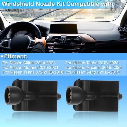 2X Windshield Washer Nozzle Kit for Nissan Altima (289323TA0A)
