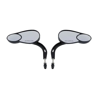 Rearview Mirrors Black for Harley Electra Road Glide Heritage Softail Fatboy