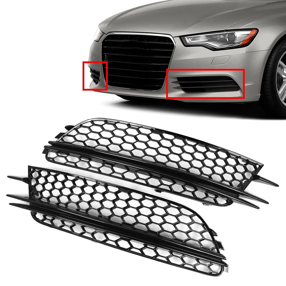 Inner Door Handle Pull Trim Cover for Audi A4 B6 B7 (2002–2008) 1PCS Black