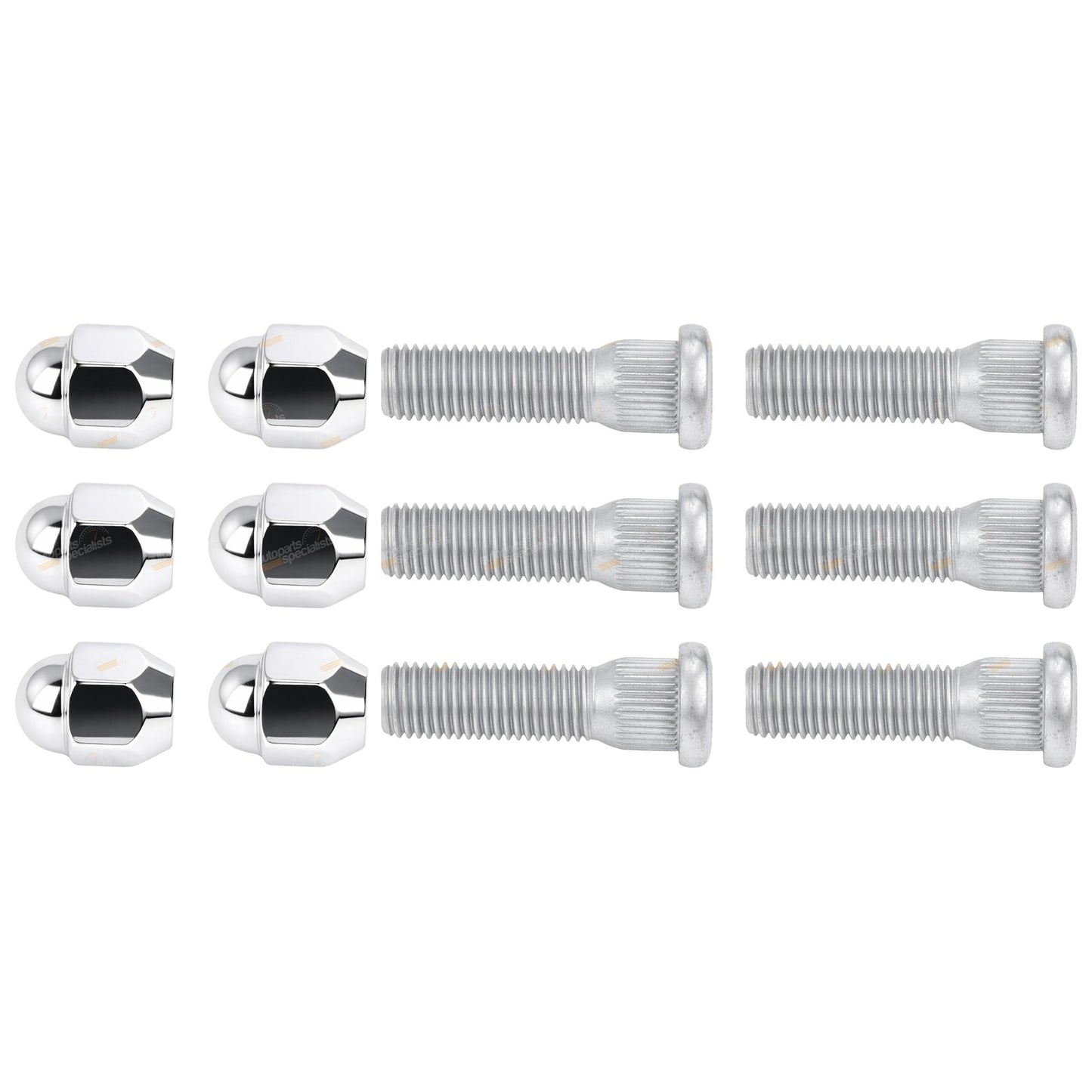 Set of 6 Wheel Studs & Nuts for Toyota Landcruiser Prado (2006–2015)