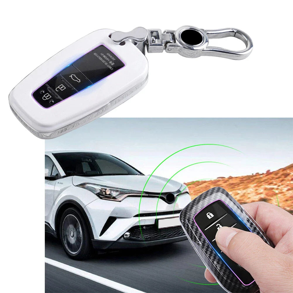 Remote Key Fob Cover for Toyota Camry, Corolla, CHR, Prado, RAV4, Prius