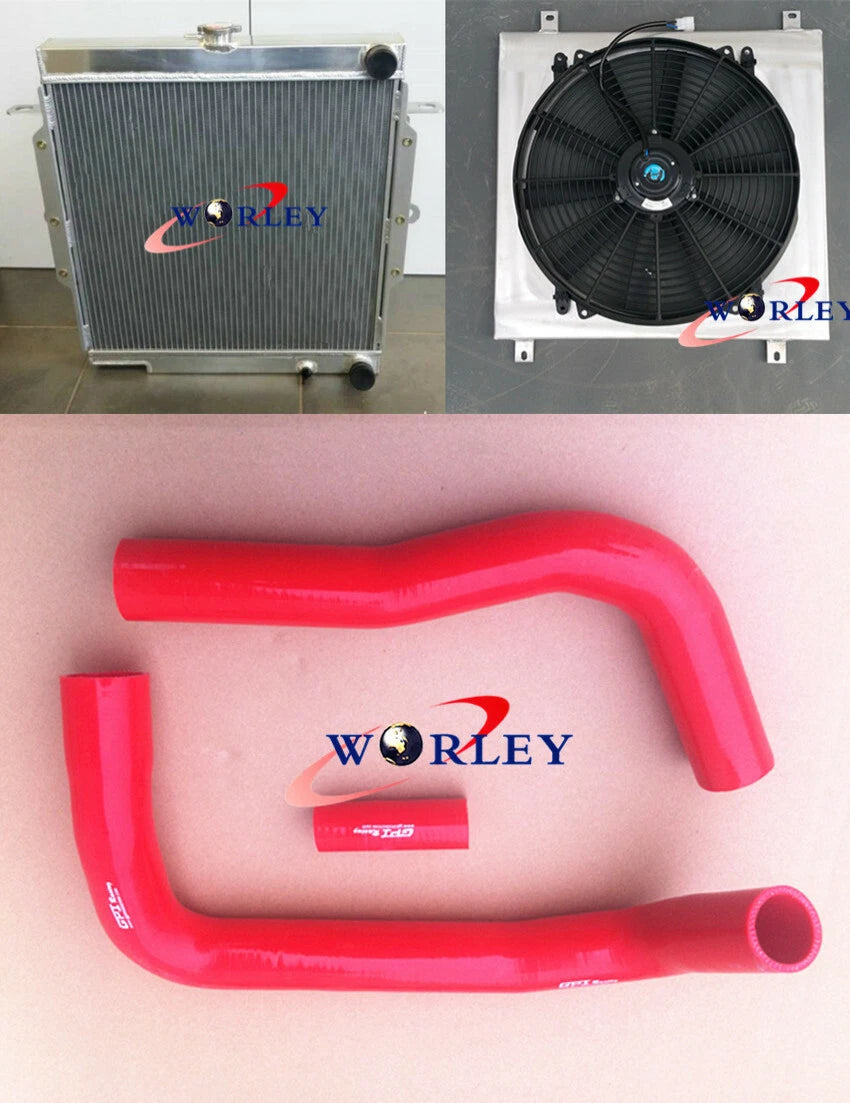 Radiator Shroud with Fan and Hose for Land Cruiser 75 Series (1975–1990)