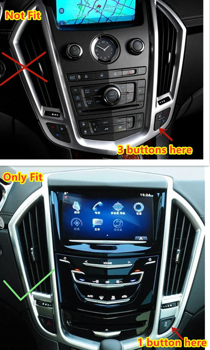 Agate Wood Console Panel Cover Trim for Cadillac SRX (2013–2015)