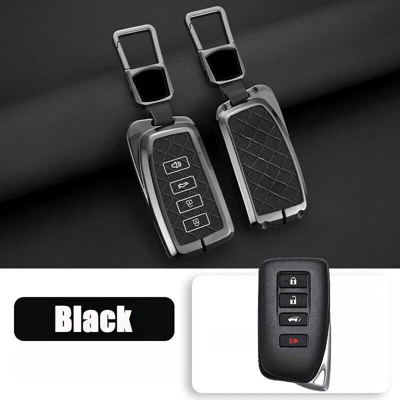 Zinc Alloy Leather Car Key Case Cover for Lexus RC RX ES NX LS LX IS GS RC300