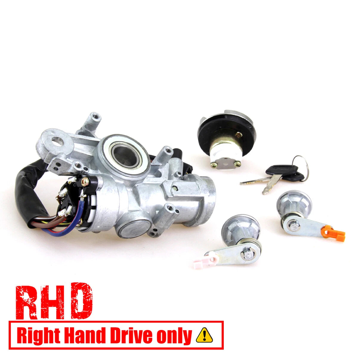 Ignition Door Fuel Cap Lock Set for Toyota Hilux 4th Gen N50 N60 N70 LN RN RHD