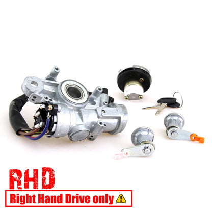 Ignition Door Fuel Cap Lock Set for Toyota Hilux 4th Gen N50 N60 N70 LN RN RHD