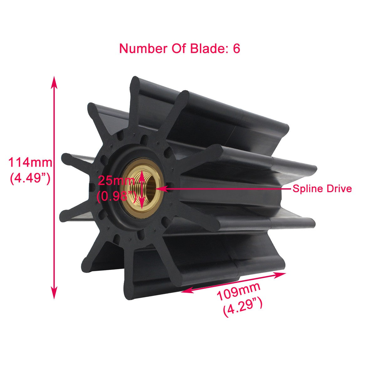Water Pump Impeller for Caterpillar
