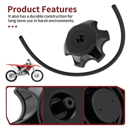 Gas Fuel Tank Cap with Tube for Honda XR100R (1985–1987)