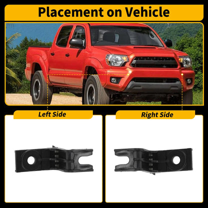 Set of 2 Front Bumper Filler Clip Brackets for Toyota Tacoma (2012–2015) No. 52531-04010