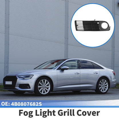 1pc Front Right Fog Light Grill for Audi A6 C5 (1998–2002) No. 4B0807682S ABS
