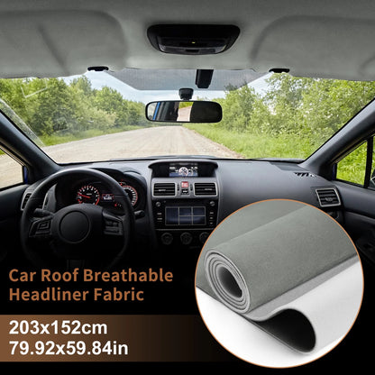 Suede Fabric Headliner for Car Roof Repair (79.92"x59.84")