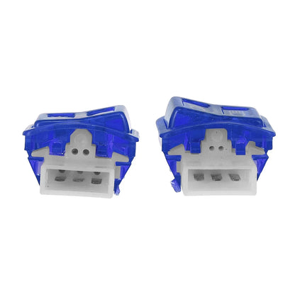 Motorcycle Handlebar Switch Set for Honda - On Off Start Switches - Blue