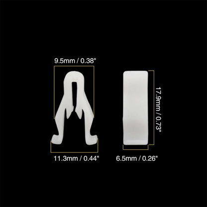 30 x White Plastic Nylon Switch Bezel Clips for Toyota Lexus