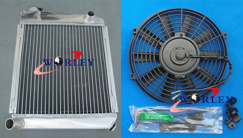 Aluminum Radiator with Fan for Austin Rover Mini 1275 GT (1959–1997)
