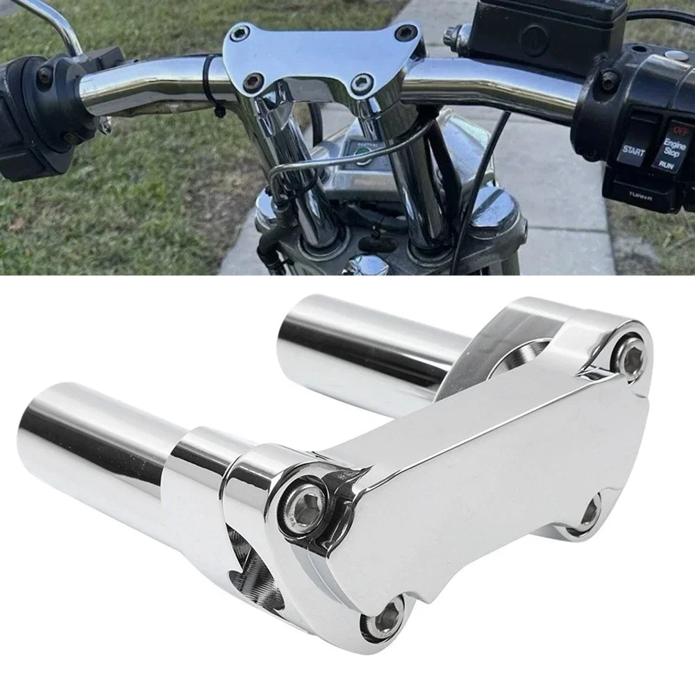 4" Risers 1" Handlebar Clamp for Harley Fat Boy Low Rider Softail (2007-2017)