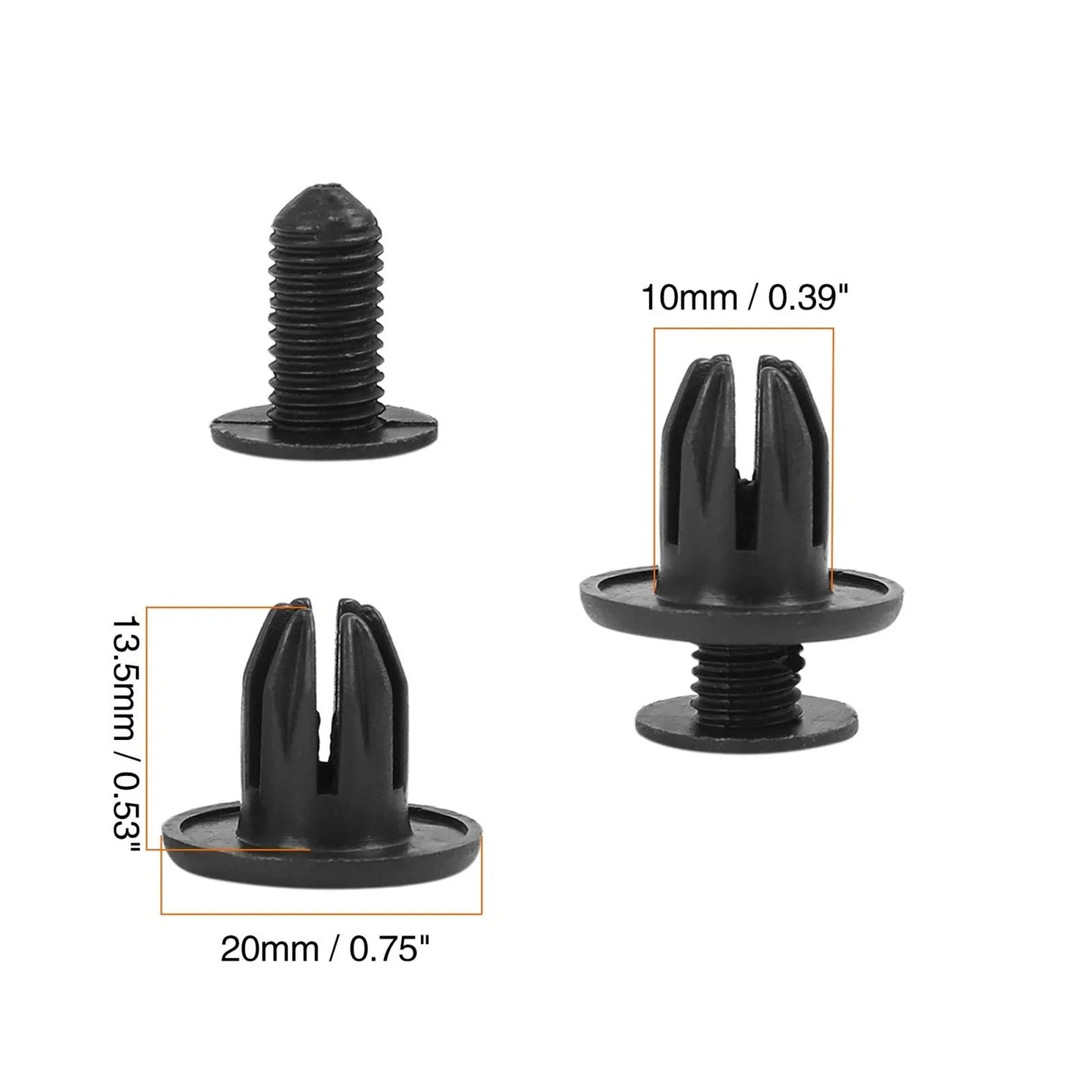 20pcs Plastic Expanding Rivet for BMW Mini Cooper E81 E82 E83