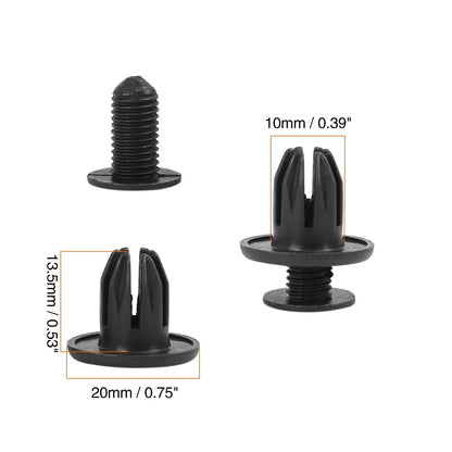 20pcs Plastic Expanding Rivet for BMW Mini Cooper E81 E82 E83