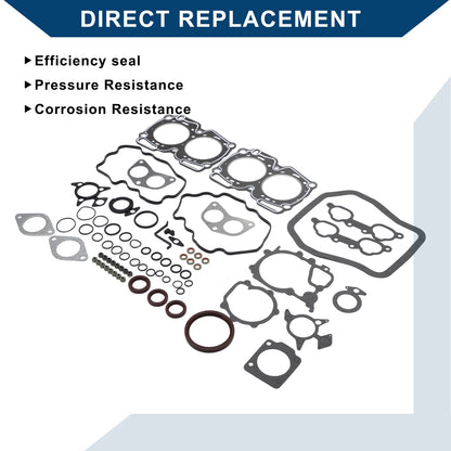 Set of 1 Cylinder Head Gasket Kit No.10105AA020 for Subaru EJ22E (1990–1994)