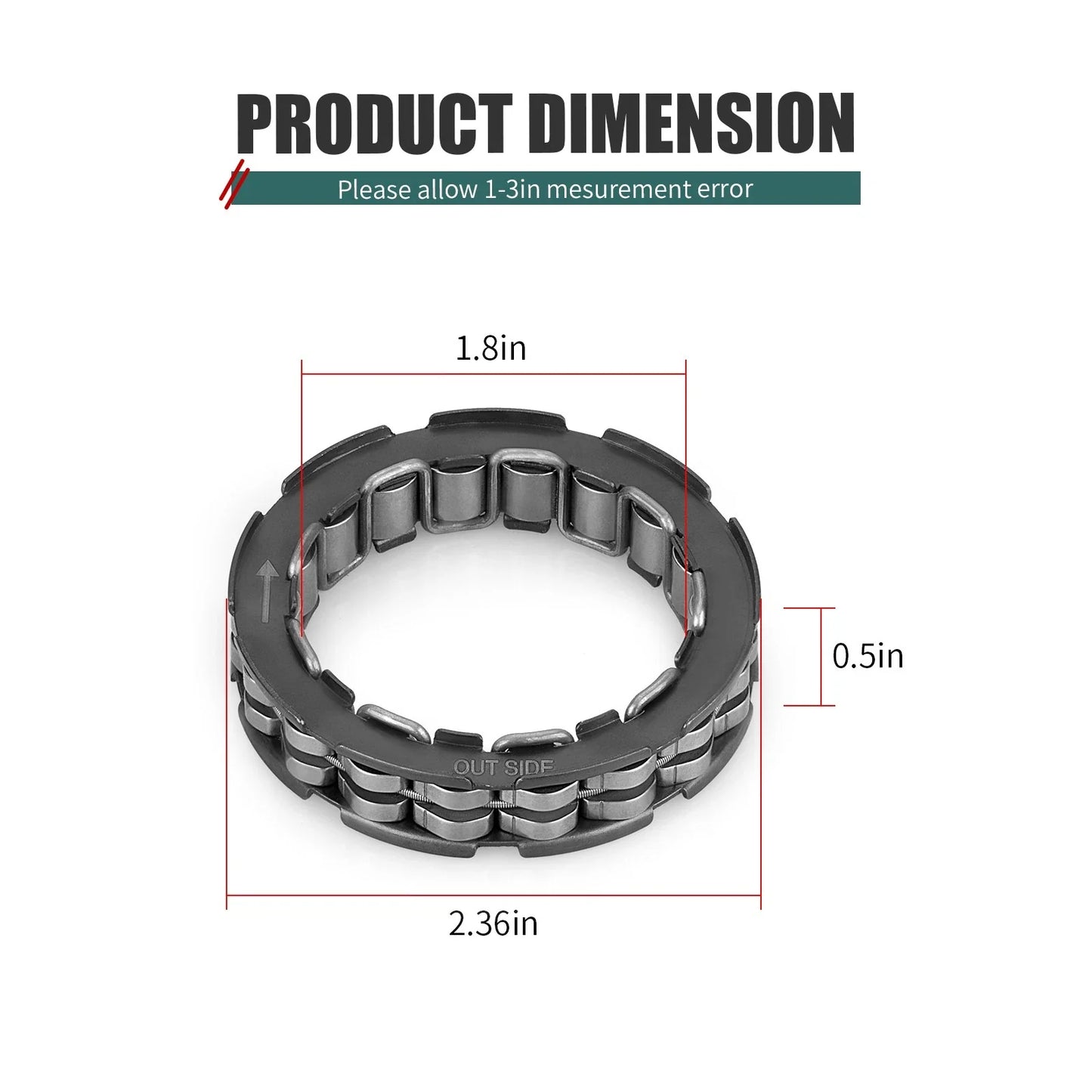 Clutch Hub Bearing for Yamaha Wolverine 700, X2 X4 850