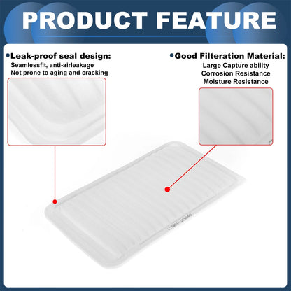 Engine Air Filter No. 17801YZZ01 for Toyota Camry 2.4L 3.0L (2002–2011)