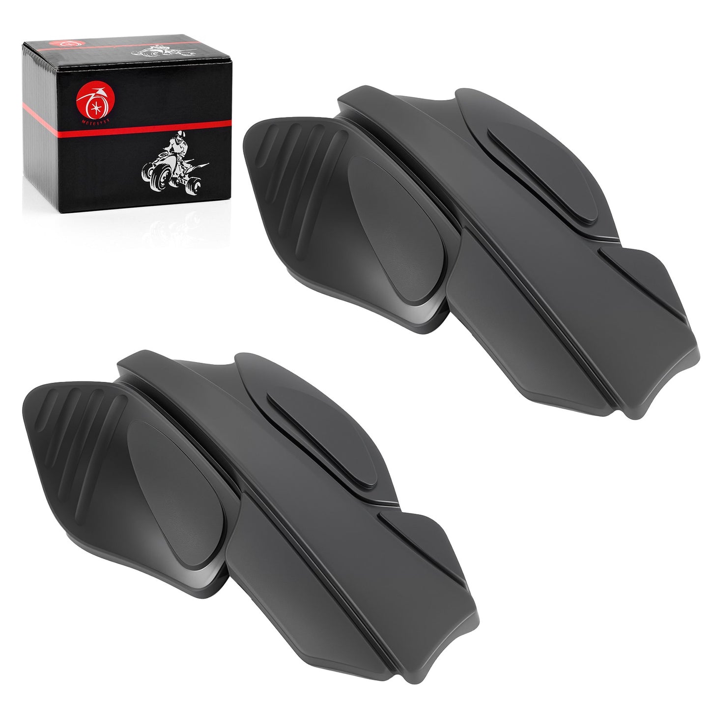 Black Handguards for Polaris Sportsman 570 (2014–2024)