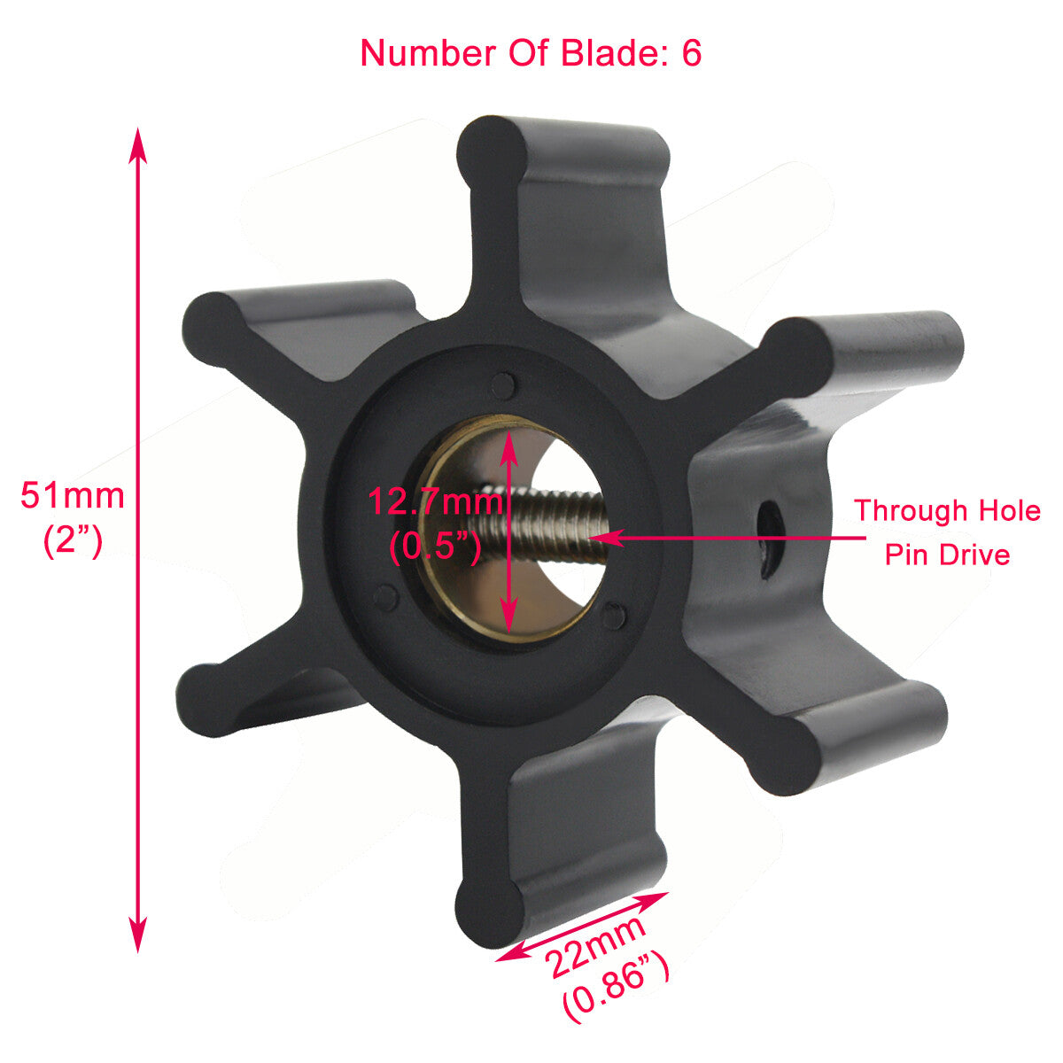 Water Pump Impeller Repair Kit for Johnson Outboards (Various Years)