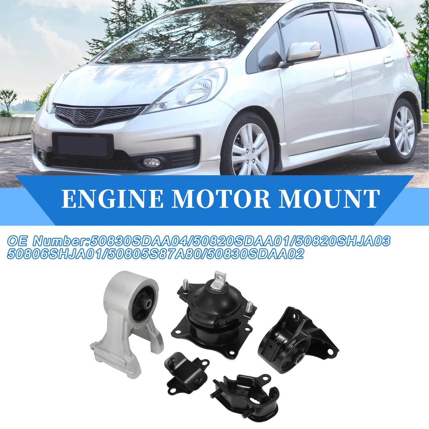 Set of 2 Engine Motor Mounts for Honda Accord (1998–2002)