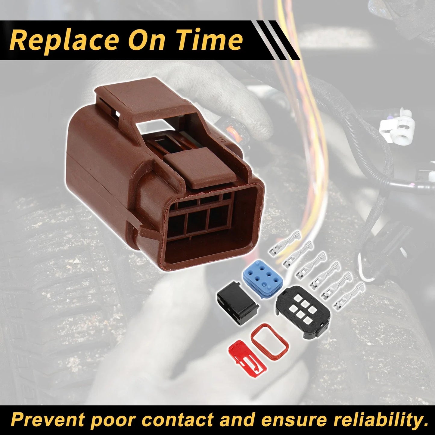 Power Window Motor Connector Plug for Chrysler Taillight (2001-2007)