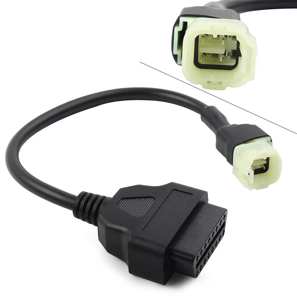 4 Pin to 16 Pin OBD2 Cable Connectors for Honda CBR600/1000RR (2003-2023)