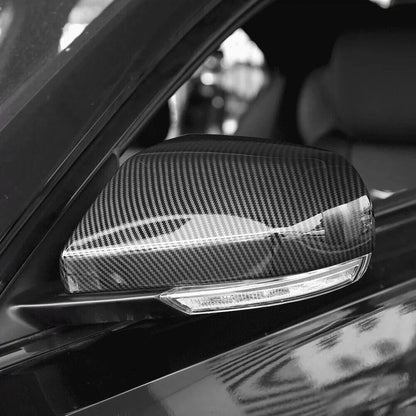 ABS Carbon Fiber Rearview Side Mirror Cover Trim for Cadillac CT4 (2020–2023)