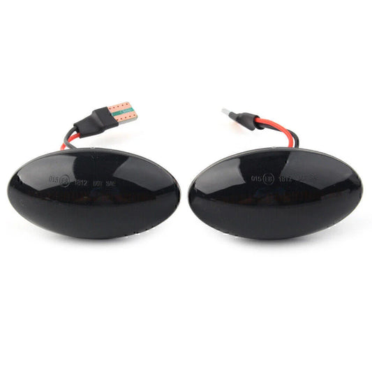 LED Black Dynamic Side Marker Lights for Mini Cooper R50 R52 R53 (2001-2008)