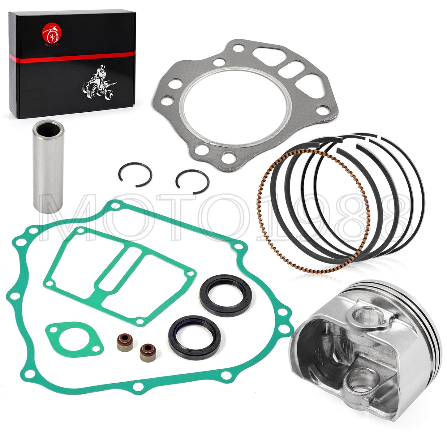 Engine Rebuild Piston Kit for Kawasaki Mule 600 610 SX (1993–2008)
