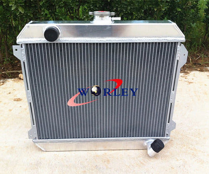 3 Core Aluminum Radiator with Fan for Datsun 610 200B 620 (1976–1979)