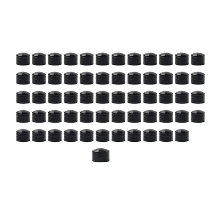 60X Black Engine Screw Caps for Harley Twin Cam Engines (1999-2017)