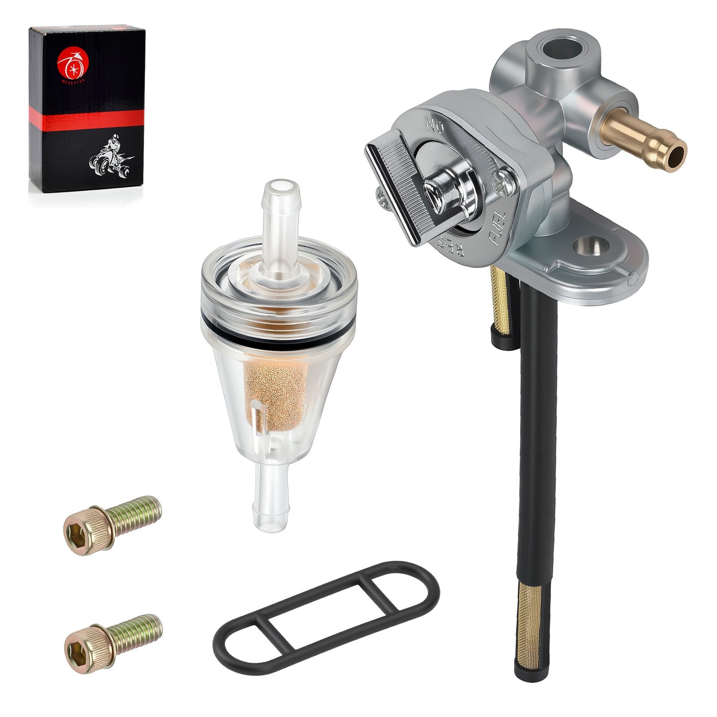 Aluminum Fuel Valve Petcock Filter for Polaris Big Boss 500 6x6 (1998–1999)