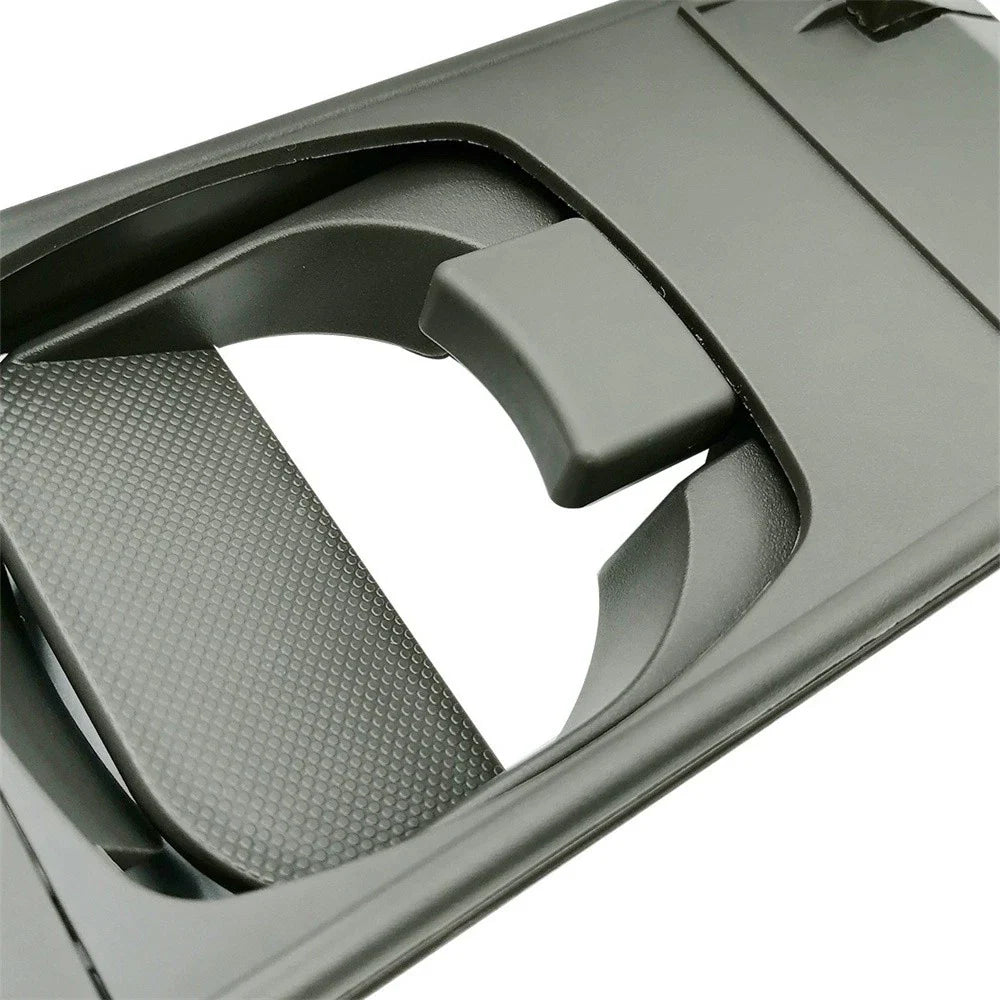Black L&R Front Cup Holder Trim for Toyota Hilux Vigo Fortuner (2005-2014)