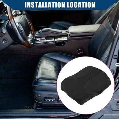 Center Console Armrest Cover for Nissan Rogue (2015–2020) Neoprene Black