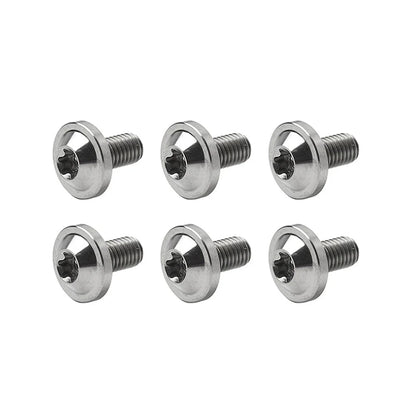 6pcs M6x30mm Titanium Alloy Torx Head Bolts for Bike Motorcycle