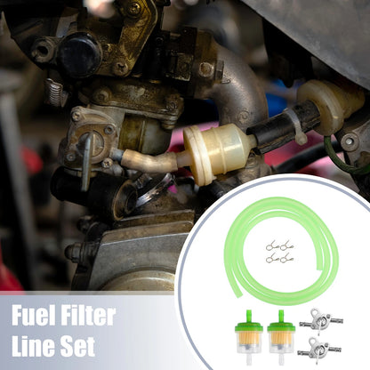 Set of 2 Fuel Filters with 2 Valve Petcock for CRF50 70 ATV