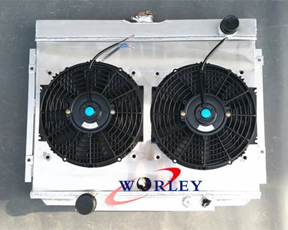 Aluminum Radiator, Shroud & Fans for Ford Mustang, Mercury Cougar (1967-1970)