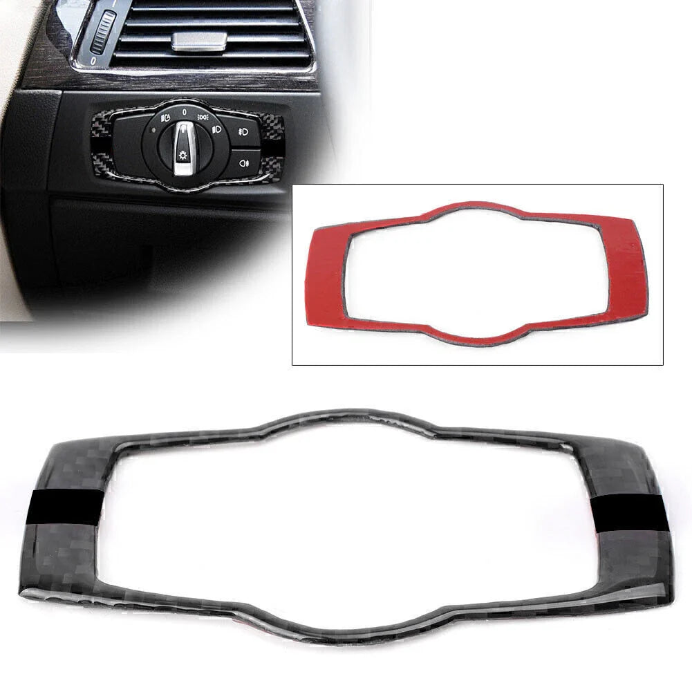 Car Headlamp Switch Button Frame Cover Trim for BMW 3 Series E90 (2007-2013)
