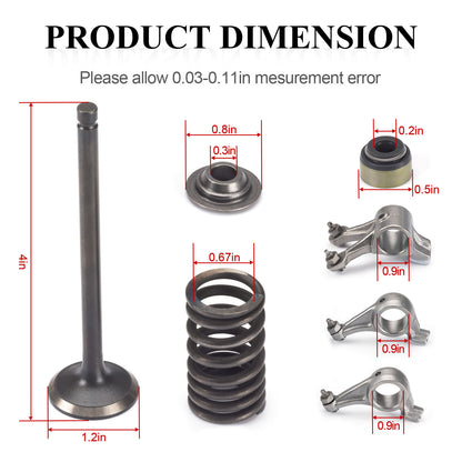 Rocker Arm & Valve Kit for Polaris Sportsman 500 4x4 6x6 (1996–2014)