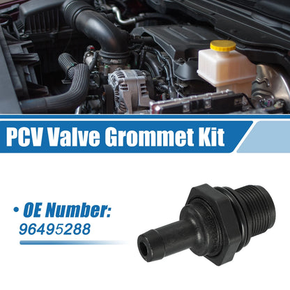 PCV Valve Fittings No.96495288 for Chevrolet Aveo (2004–2008) Black