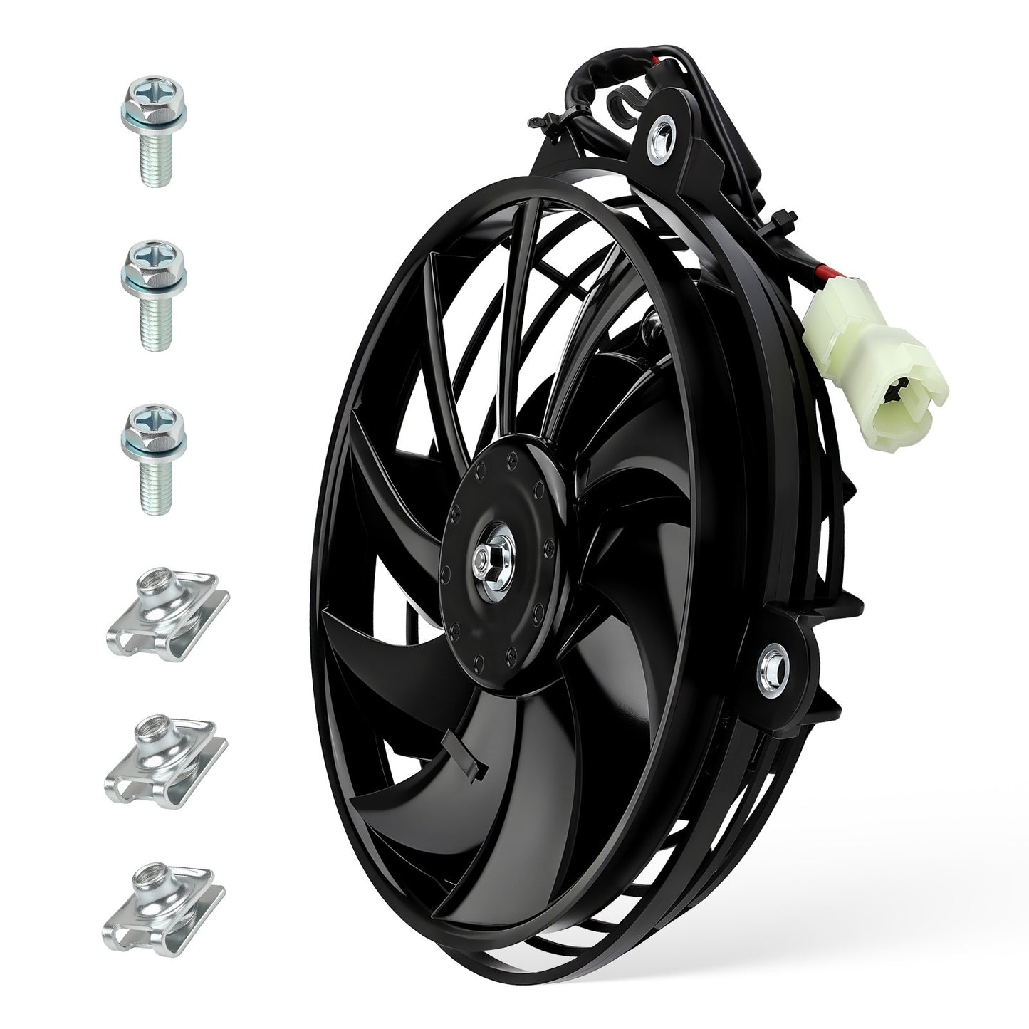 Radiator Cooling Fan Motor Kit for Suzuki QuadSport Z400 (2009–2014)