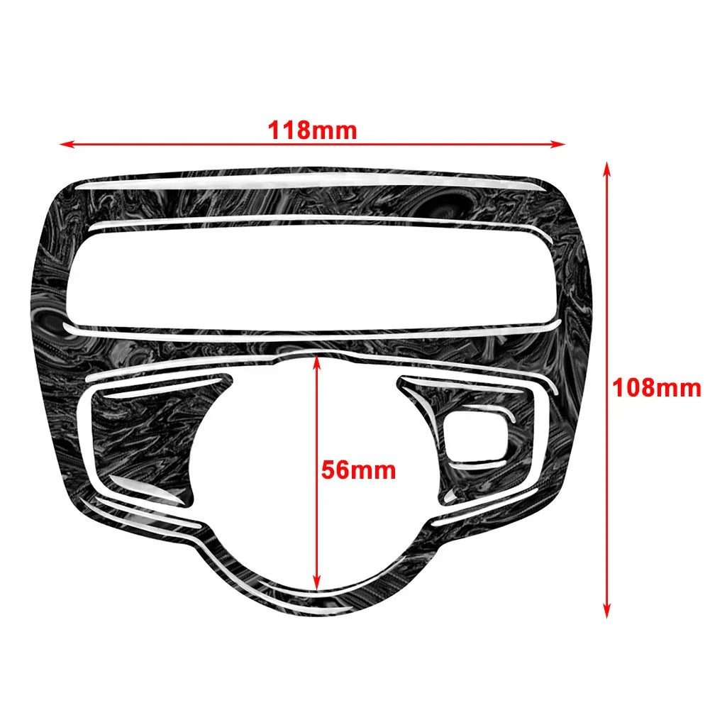 3 x Marbling Headlight Switch Cover Trim for Mercedes-Benz GLC C-Class (15-20)