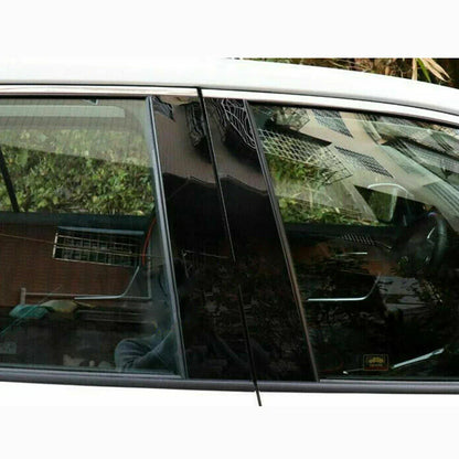 10pcs Glossy Black Pillar Posts Door Window Trim for TOYOTA RAV4 (2019–2023)